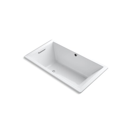 Kohler 66 in L, 36 in W, White, Acrylic 1136-W1-0